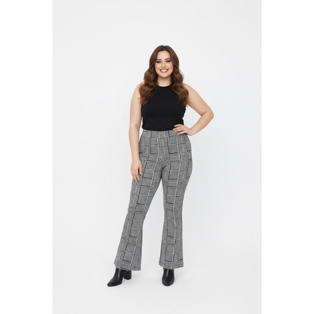 NOBO patchwork houndstooth pull-on jeggings size XXL